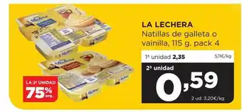 Alimerka La lechera natillas de galleta o vainilla, 115 g oferta