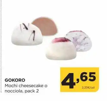 Alimerka Gokoro mochi cheesecake o nocciola, pack 2 oferta