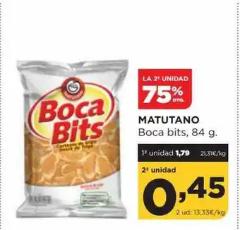 Alimerka Matutano boca bits, 84 g oferta