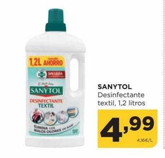 Alimerka Sanytol desinfectante textil oferta