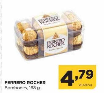 Alimerka Ferrero rocher bombones, 168 g oferta