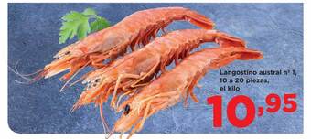 Alimerka Langostino austral n°1, 10 a 20 piezas, el kilo oferta