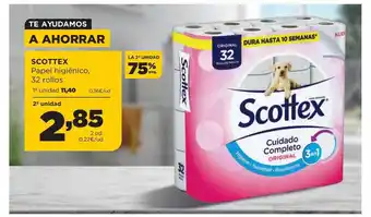 Alimerka Scottex papel higiénico, 32 rollos oferta