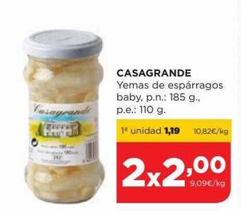 Alimerka Casagrande yemas de espárragos baby oferta