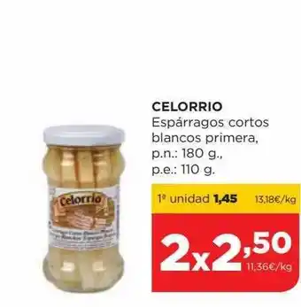 Alimerka Celorrio espárragos castos blancos primera oferta