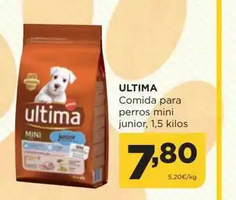 Alimerka Ultimate comida para perros mini junior oferta