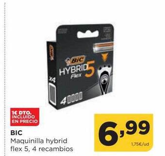 Alimerka Bic maquinilla hybrid flex 5,4 recambios oferta