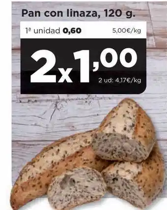 Alimerka Pan con linaza oferta