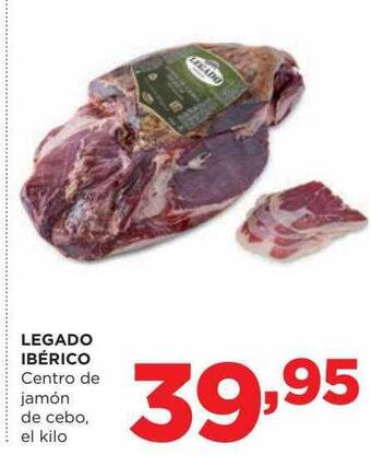 Alimerka Legado ibérico centro de jamón de cebo el kilo oferta