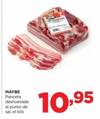 Alimerka Maybe panceta deshuesada al punto de sal, el kilo oferta