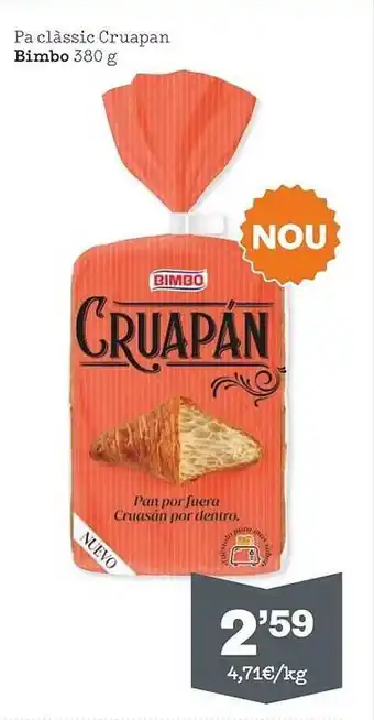 Pa clàssic cruapan bimbo