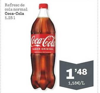 Refresc de cola normal coca-cola