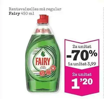 Sorli 2a unitat -70% rentavaixelles mà regular fairy oferta