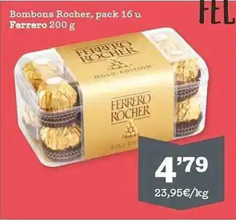 Sorli Bombons rocher pack 16 ferrero oferta
