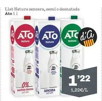 Sorli Llet natura sencera semi o desnatada ato oferta