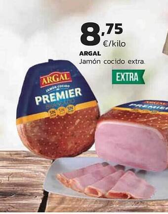 Supermercados Lupa Argal jamón cocido extra oferta