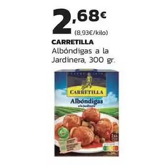 Supermercados Lupa Carretilla albóndigas a la jardinera oferta