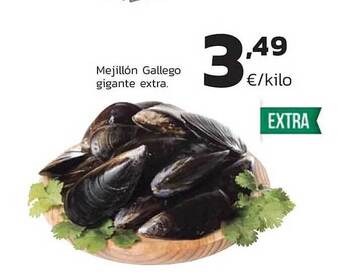 Supermercados Lupa Mejillón gallego gigante extra oferta