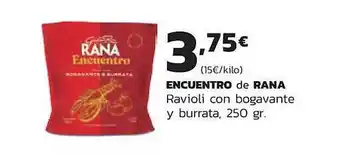 Supermercados Lupa Encuentro de rana ravioli con bogavante y burrata oferta