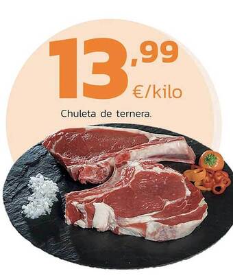 Supermercados Lupa Chuleta de ternera oferta