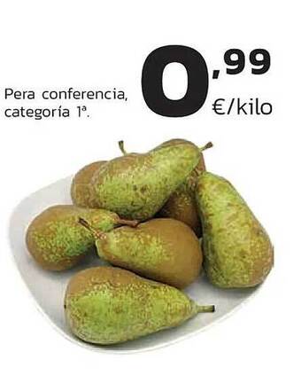Supermercados Lupa Pera conferencia categoría 1a oferta