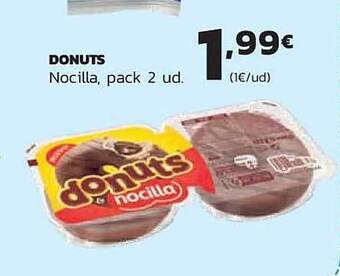 Supermercados Lupa Donuts nocilla oferta