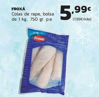 Supermercados Lupa Froxá colas de rape oferta