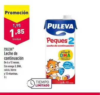 ALDI Puleva leche de continuación oferta