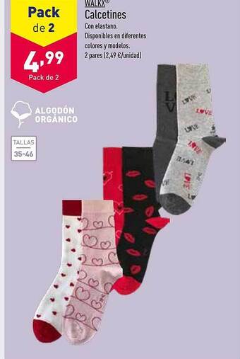 ALDI Walkx calcetines oferta