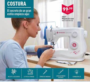 ALDI Singer máquina de coser oferta