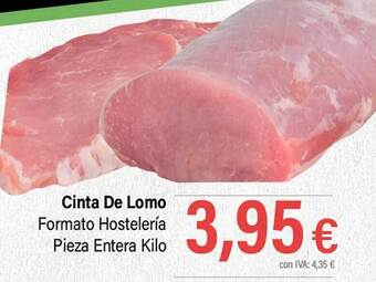 Cash Ifa Cinta de lomo formato hostelería pieza entera kilo oferta