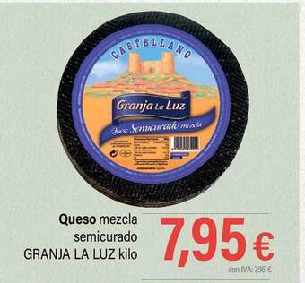 Cash Ifa Queso mezcla semicurado granja la luz kilo oferta