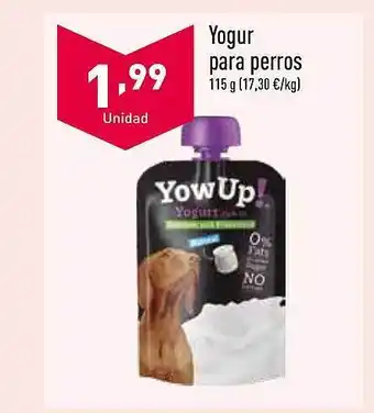ALDI Yogur para perros oferta