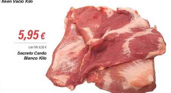 Cash Ifa Secreto cerdo blanco kilo oferta