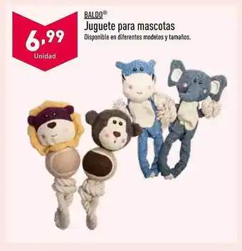 ALDI Baldo juguete para mascotas oferta