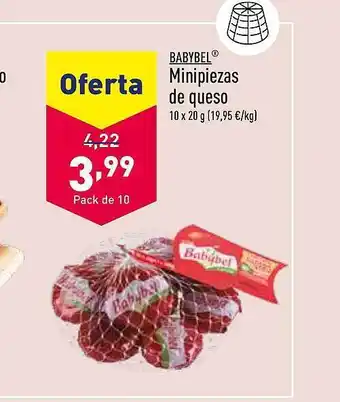 ALDI Babybel minipiezas de queso oferta
