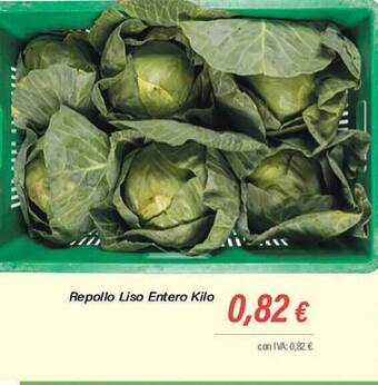 Cash Ifa Repollo liso entero kilo oferta