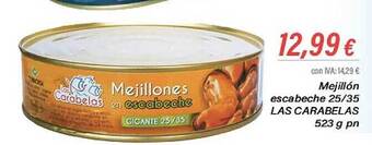 Cash Ifa Mejillón escabeche 25-35 las carabelas oferta