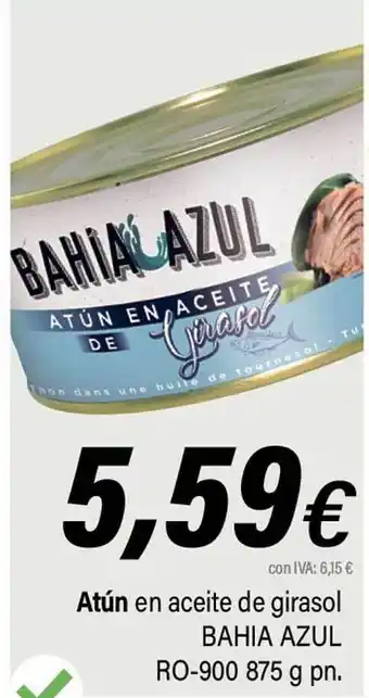 Cash Ifa Atún en aceite de girasol bahia azul ro-900 oferta