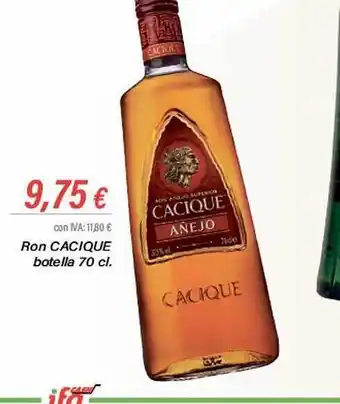 Cash Ifa Ron cacique botella oferta