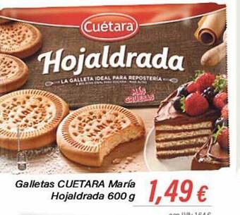 Cash Ifa Galletas cuetara maría hojaldrada oferta