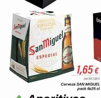Cash Ifa Cerveza san miguel pack 6 oferta