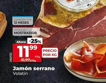 Dia Jamón serrano volatin oferta