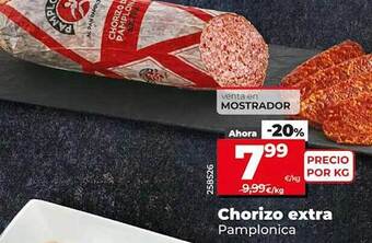 Dia Chorizo extra pamplonica oferta