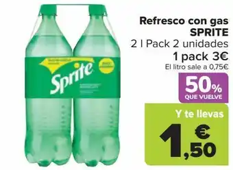 Carrefour Refresco con gas sprite oferta