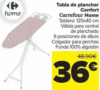 Carrefour Tabla de planchar confort carrefour home oferta