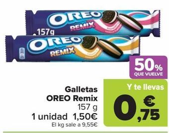 Carrefour Galletas oreo remix oferta