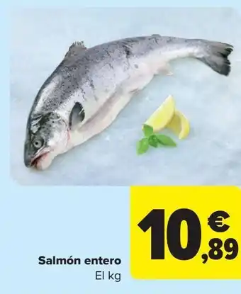 Carrefour Salmón entero oferta