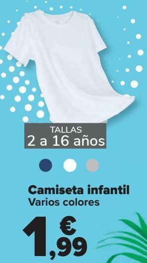 Carrefour Camiseta infantil oferta