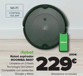 Carrefour Irobot aspirador roomba r697 oferta